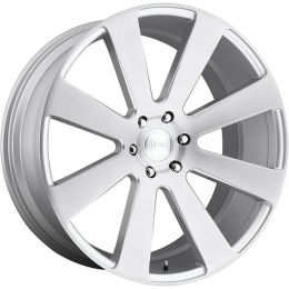 DUB 8-Ball S213 Gloss Silver Brushed