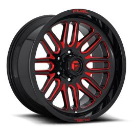 Fuel Ignite D663 Gloss Black w/candy red