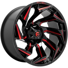 Fuel Reaction D755 Gloss Black Milled w/red tint