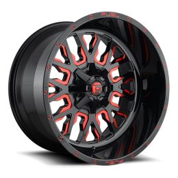 Fuel Stroke D612 Gloss Black w/candy red