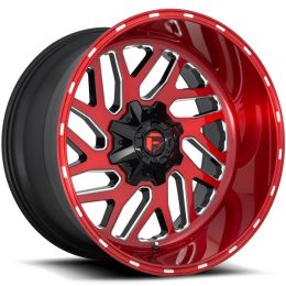 Fuel Triton D691 Brushed Candy Red Milled