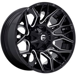 Fuel Twitch D769 Gloss Black Milled