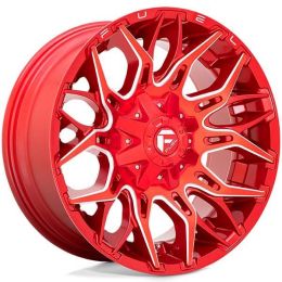 Fuel Twitch D771 Candy Red Milled